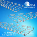 Sistemas de apoyo de la bandeja de cables de malla de alambre de acero chapado en zinc Besca Supplier